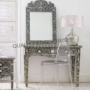 Handmade <b>Bone</b> Inlay Solid Wood Luxury Modern Multi-Purpose Environment-Friendly Drawer Chest Cabinet for Living Room Kitchen - Product Image 1