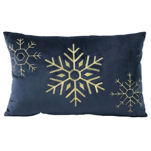 <b>Christmas</b> Design Embroidery Pillow Cover 12x18 Holiday Home Decoration Sofa <b>Cushion</b> Pillow Cover - Product Image 1