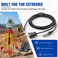 Câble de données de type Y Leic GEV187 734698 de 1,8 m pour station totale TPS1200 et batterie externe GEB70/GEB171