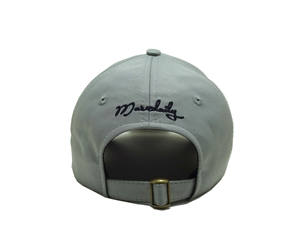 Casquette de baseball personnalisée avec logo, gris clair, en coton, style Dad Hat, broderie arbre noir, casquette de sport, OEM/ODM, réglable - Product Image 3