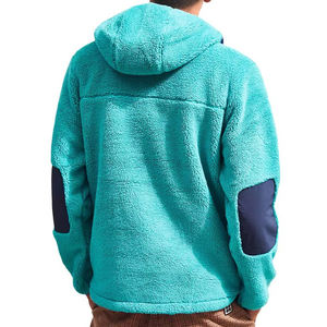 Plus Size Quick Dry Breathable <b>Men</b> <b>Sherpa</b> <b>Fleece</b> Hoodies Streetwear <b>Men's</b> Heavyweight Slim Fit <b>Sherpa</b> Hoodie - Product Image 3
