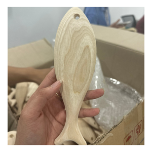Poisson en bois artisanal chaud, meilleur prix pour un jouet de poisson en bois naturel durable pour les enfants, poisson en bois poli poisson en bois naturel - Product Image 5
