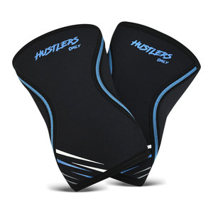 Low MOQ Custom Logo Power Lifting Squats <b>Knee</b> Brace <b>Support</b> <b>Neoprene</b> 7mm Compression <b>Knee</b> Sleeves - Product Image 1