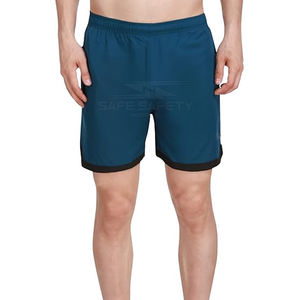 Pantalones cortos deportivos antiarrugas para hombre, LICRA y poliéster, disponibles en stock - Product Image 3