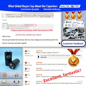 مبيعات المصنع مباشرة ، مكثفات كهرضوئية من الألومنيوم لتطبيقات الطاقة الصوتية - Product Image 4