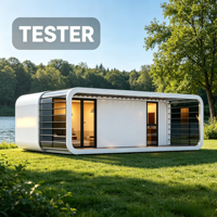 Cabine de couchage Guose apple Cabin en forme de conteneur pour hôtel et villa, modulaire préfabriquée