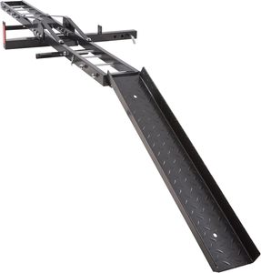Remolque para Motocicletas al por Mayor, para Vehículos Todoterreno, con Enganche de 2 Pulgadas, Remolque para Bicicletas de Fábrica con Correas de Trinquete y Estabilizador - Product Image 3
