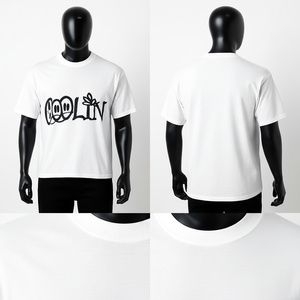 เสื้อยืดพิมพ์ลายสกรีนผ้าคอตตอน 100% หนานุ่ม ระบายอากาศได้ดี สำหรับผู้ชายและผู้หญิง พร้อมโลโก้สั่งทำฟรี ตัวอย่างสินค้าฟรี - Product Image 4