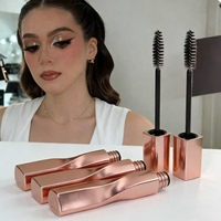 Mascara végétalien en gros, imperméable, pour cils, effet naturel allongeant, volumisant et hydratant