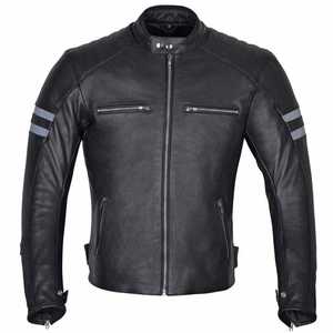 Blouson de moto unisexe en cuir coupe-vent toutes saisons, personnalisable, vente en gros, export 2026 - Product Image 1