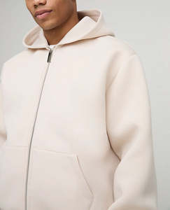 Sudaderas con Capucha y Cremallera para Hombre, con Apliques de Algodón, Bordado Desgastado, 100% Felpa de Algodón, Patrón Geométrico, Alta Calidad, Estilo Vintage - Product Image 4