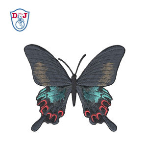 Bordado Emblema Hierro En Mariposa Roja Parches Wappen - Product Image 5