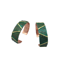 Pulsera de cobre mexicana 2015, joyería de moda de verano para mujer, pulsera de cobre tribal étnica minimalista, joyería de aleación para mujer - Product Image 6