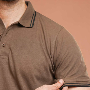 Camisetas de Algodón de Alta Calidad con Logotipo Bordado Personalizado para Hombre, Ropa Deportiva Informal, Elástica, Ecológica, de Secado Rápido y Transpirable - Product Image 4