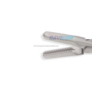 คีมเบโยเน็ต DeBakey แบบตรง ปลาย 2.8 มม. ด้ามเบโยเน็ต 5 มม. ความยาว 10.25 นิ้ว (26 ซม.) ด้ามจับแบบบีบ ทำจากสแตนเลส พร้อม VATS - Product Image 6