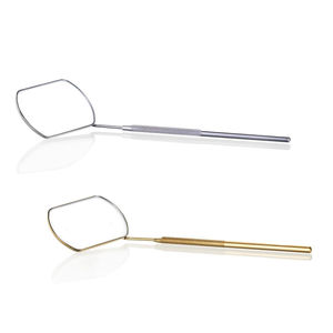 Factory Price Cosmetic Eyelash Extension Viewing <b>Mirror</b> Anti Fog Stainless Steel Wall Mounted Gold-Plated Single-Sided - Product Image 4