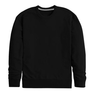 Sudadera unisex informal cuello redondo polar sólido a prueba de viento ecológica logotipo personalizado bordado sudadera invierno Atlético - Product Image 1
