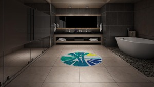 พรมขนสัตว์ทำมือขนาดใหญ่ เป็นมิตรกับสิ่งแวดล้อม ลายสก็อต ดีไซน์ทันสมัย ปักลายแบบห่วง คุณภาพสูง ป้องกันคราบ ไม่ลื่น - Product Image 3