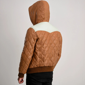 Veste bomber personnalisée avec nom et numéro d'équipe, veste de débutant, collage, veste brodée pour homme - Product Image 5