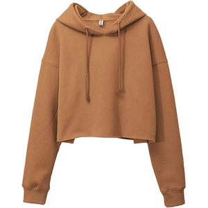 Sudadera corta con capucha para mujer a la moda, logotipo personalizado | Jersey de moda 2025, ropa de calle para ropa deportiva, gimnasio, fitness y ropa, compradores al por mayor - Product Image 1