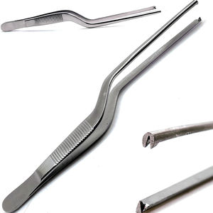 Hot Sales 12cm Adson Bayonet Kocher Forceps Tweezers Top RFT <b>Medical</b> Dressing ENT Instruments for Dental Surgical Procedures - Product Image 1