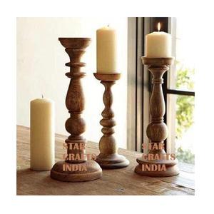 Fancy Design 2Pcs Set Single Tall Candlestick Candle Holder Stand Wedding Tabletop Home Decor Candle Stand Candle Holder Combo - Product Image 4