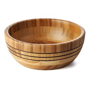 Tazón de masa de madera grande de alta calidad para servir ensalada, aperitivo, frutas y frutos secos, herramienta de cocina de entrega rápida - Product Image 2