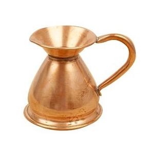 Unique Look Pure Copper <b>Jug</b> Plain Design Wedding Home Kitchen Decoration Dining Table <b>Water</b> Serving <b>Jug</b> <b>With</b> <b>Lid</b> - Product Image 2