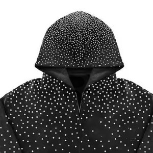 Conjunto de chándal acampanado con pantalones de cintura alta y chaqueta con cremallera para looks casuales y deportivos Conjunto de chándal acampanado 2025 - Product Image 5