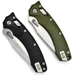 Couteau de camping de haute qualité avec manche en micarta délicat, couteau pliant de poche pour la défense personnelle - Product Image 4