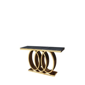 Mesa de centro elegante de lujo moderna con tapa de madera para restaurante, hotel o sala de estar, decoración elegante para el suelo - Product Image 5