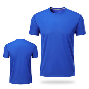 OEM Customized Logo Design Quick-Drying Breathable Checkered Advertising Casual Running Short Sleeve T-Shirt Blank Available - Product Image 3