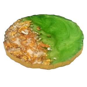 Dessous de verre en résine époxy pour thé, café, conception personnalisée Dessous de verre en résine époxy naturelle Meilleur prix Taille personnalisée - Product Image 2