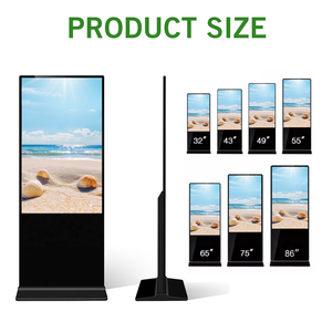 맞춤형 실내 LCD 패널 스크린 바닥 설치형 전자 간판 (공항용, 4K 해상도, CE FCC 인증) - Product Image 6