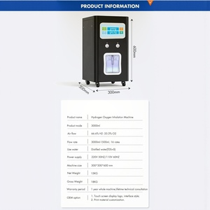 Générateur d'hydrogène <span class=keywords><strong>pour</strong></span> inhalation, machine à inhaler du gaz H2, électrolyseur PEM, générateur moléculaire, prix - Product Image 4