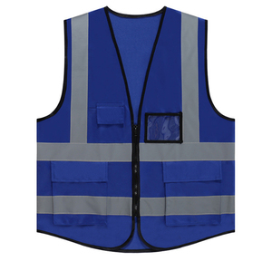 Chaleco de Seguridad Reflectante de Alta Visibilidad, Transpirable, Certificado EN, de Algodón, con Bolsillo, Unisex, al por Mayor - Product Image 4