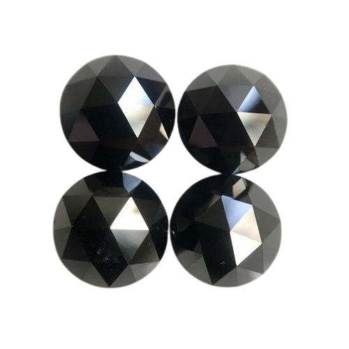 Buy 100% Natural Round Shape 4MM Size Loose Black Diamonds for Jewelry  Making Uses Wholesale Prices Made by India