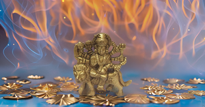 2,7 pulgadas latón Durga Idol religioso hindú decoración del hogar escultura y estatua - Product Image 4