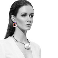 Quantité minimale de commande bas 10 pièces bijoux d'été pièces d'écaille de tortue boucles d'oreilles personnalisées en acétate de cellulose