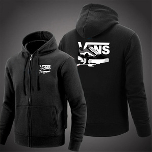 Veste à capuche zippée personnalisée de marque de haute qualité pour hommes, vêtements de sport décontractés, streetwear, sweat à capuche ample de couleur unie pour le printemps/automne - Product Image 2