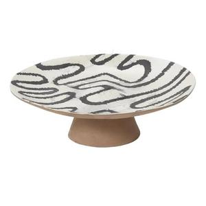 แท่นวางเค้กทำจากไม้สำเร็จรูปทำจากธรรมชาติรูปทรงกลมเหมาะสำหรับบ้านโรงแรมงานแต่งงานงานวันเกิดเสิร์ฟเค้ก - Product Image 1