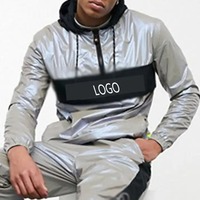 Ensemble de survêtement décontracté personnalisé en coton, respirant, coupe-vent, style streetwear, pour l'hiver, avec pantalon cargo, pour le jogging et le sport – Créez votre propre design