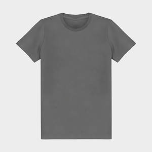T-shirt 100% coton respirant en jersey ajusté à motifs avec design décontracté à col en O impression numérique motif solide vente en gros OEM - Product Image 1