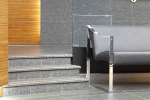 Dalle de granit gris en acier de la meilleure qualité Carreaux de pierre naturelle polie au design moderne approvisionnement en gros disponible en grande dalle - Product Image 4