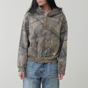 Nuevo chándal de lana personalizado para mujer invierno otoño conjunto de 2 piezas Sudadera con capucha conjuntos - Product Image 3