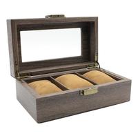 Meilleures ventes Prix de gros Emballage en bois Boîte de montre Boîte de rangement pour montre à plusieurs compartiments de l'exportateur et du fabricant indiens