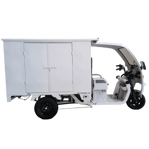 รถสามล้อไฟฟ้าแบบมีห้องโดยสารพร้อมกล่องเก็บสัมภาระแบบปิด - Product Image 4