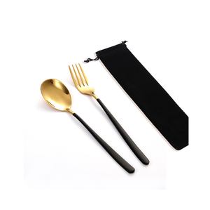 Juego de cubiertos con mango de latón, juego de cubiertos de acero con espejo, metal dorado transparente para restaurantes, juego de cubiertos de boda - Product Image 1