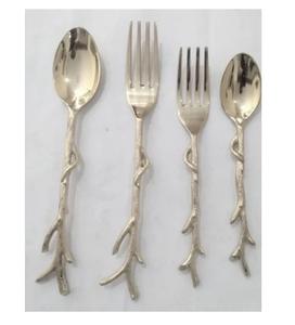 Ensemble de couverts en laiton massif de dernière conception de qualité d'exportation en gros ensemble de couverts d'ustensiles de cuisine meilleure vente. - Product Image 5