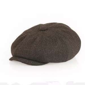 Gorro de Estilo Retro Británico de 8 Paneles, Estilo Peaky Blinder, Gatsby, Occidental, para Otoño, Invierno, Unisex, para Playa - Product Image 1